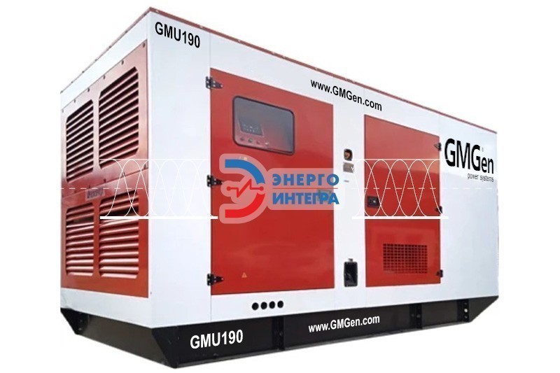 Дизельная электростанция GMGen&nbsp;GMU190 в кожухе фото № 1