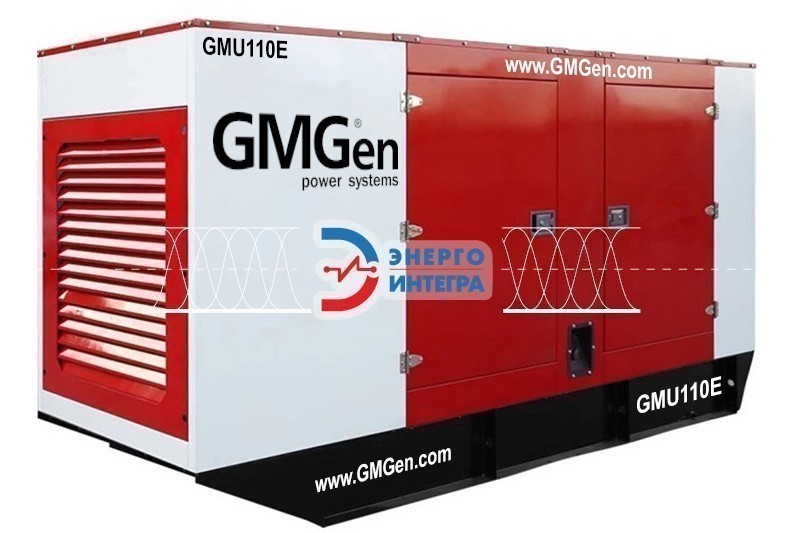 Дизельная электростанция GMGen&nbsp;GMU110E в кожухе фото № 1