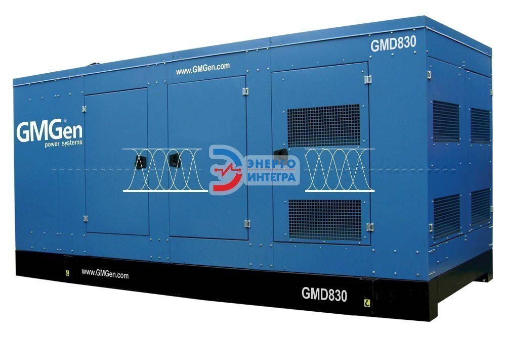 Дизельная электростанция GMGen&nbsp;GMD830 в кожухе фото № 1