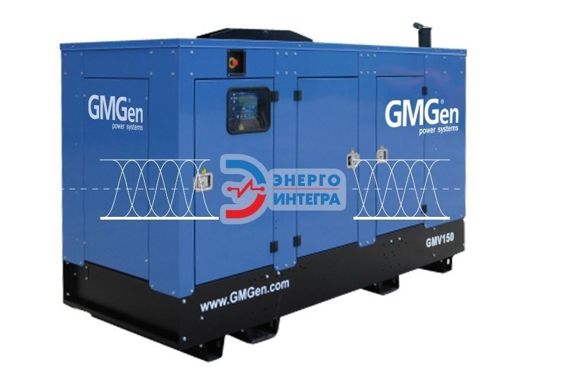 Дизельная электростанция GMGen&nbsp;GMV150 в кожухе фото № 1